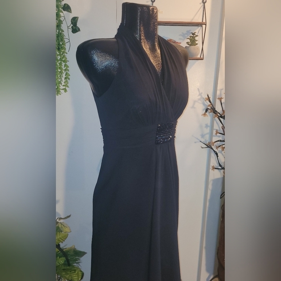 Evan-Picone black dress Size 6 - Picture 4 of 8